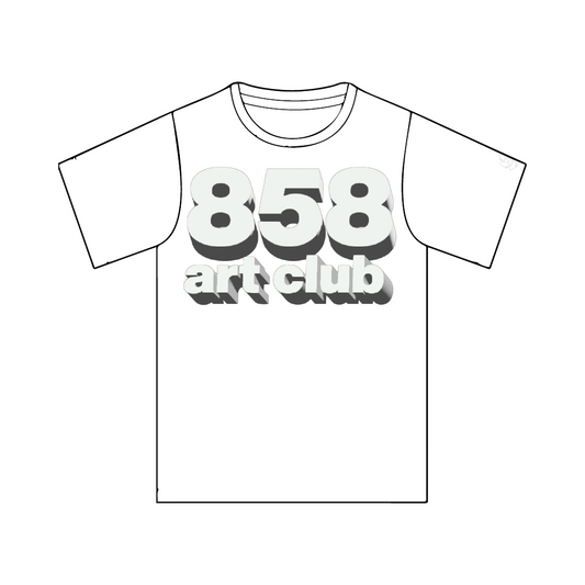 858 ART CLUB T - WHITE